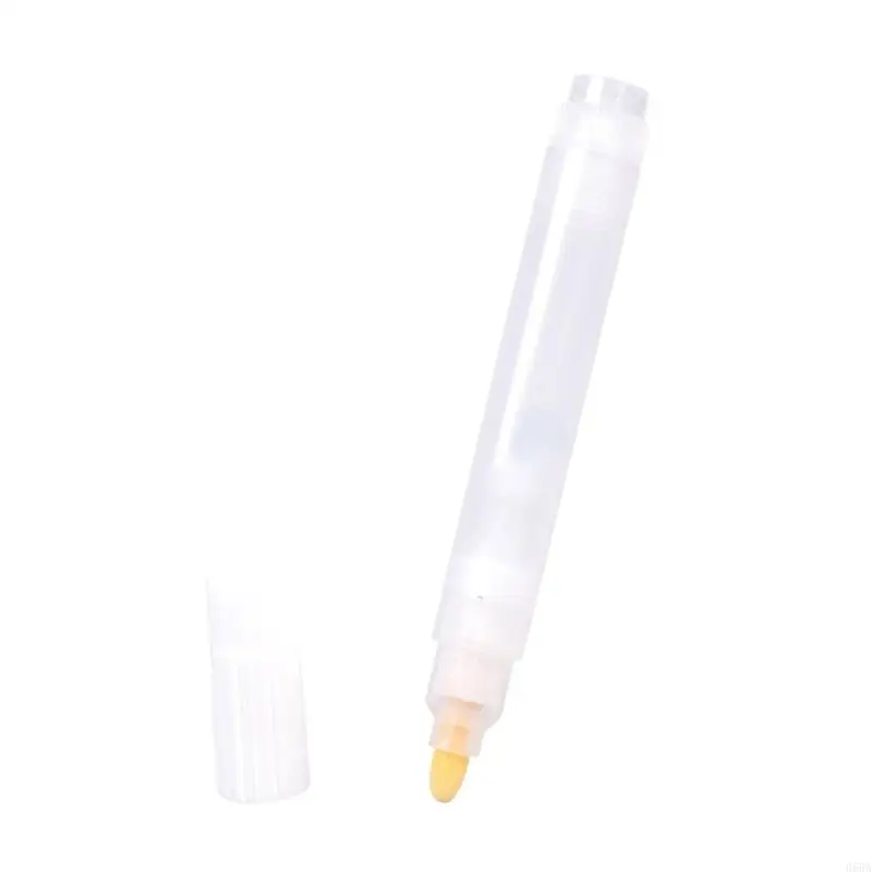 Confezione da 5 pennarelli ricaricabili con punta tonda in nylon da 6,5 ​​mm per artisti, artigiani e appassionati