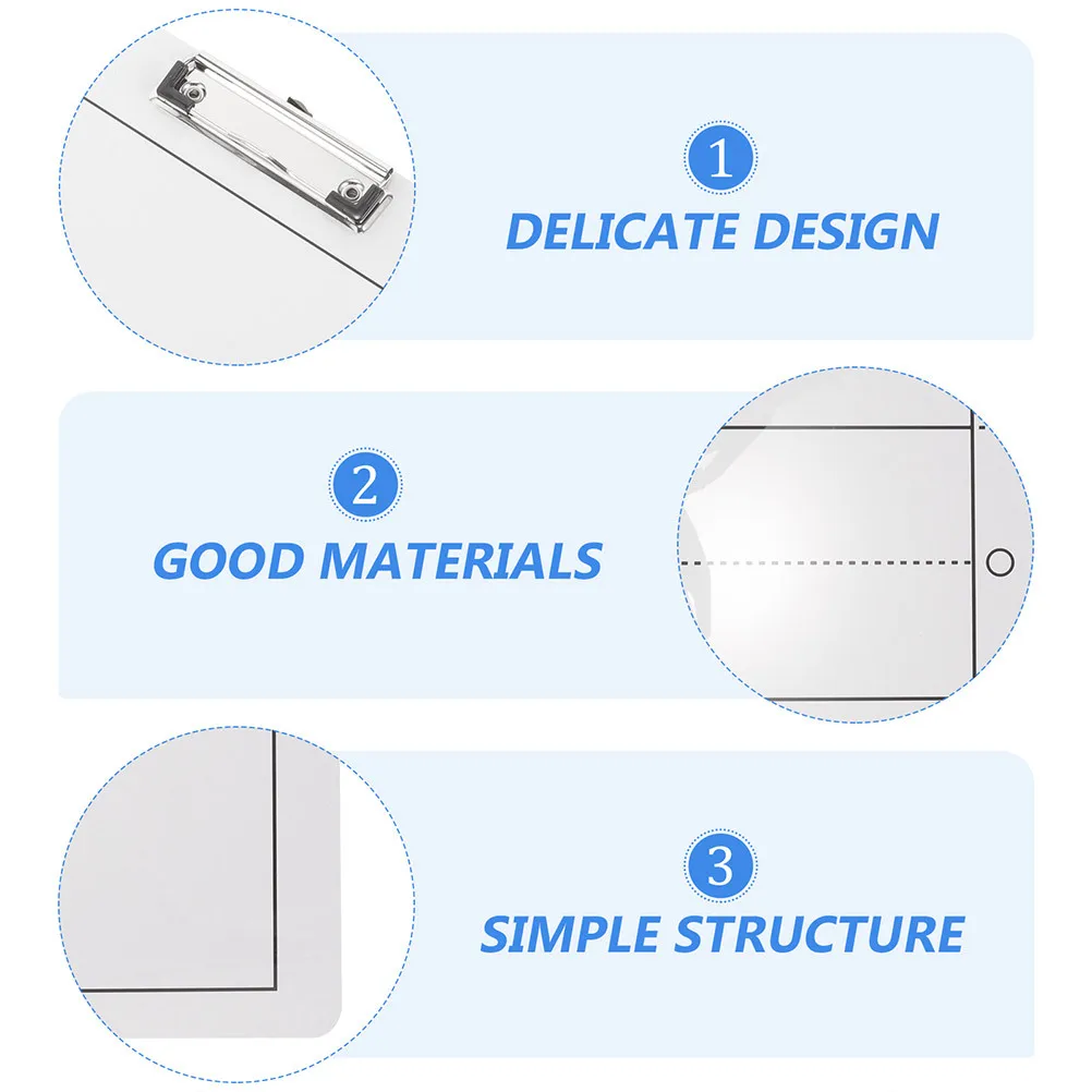 

2Pcs Volleyball Coaching Board PVC Lightweight Portable Volleyball Erasable Clipboard Durable Sports Supply