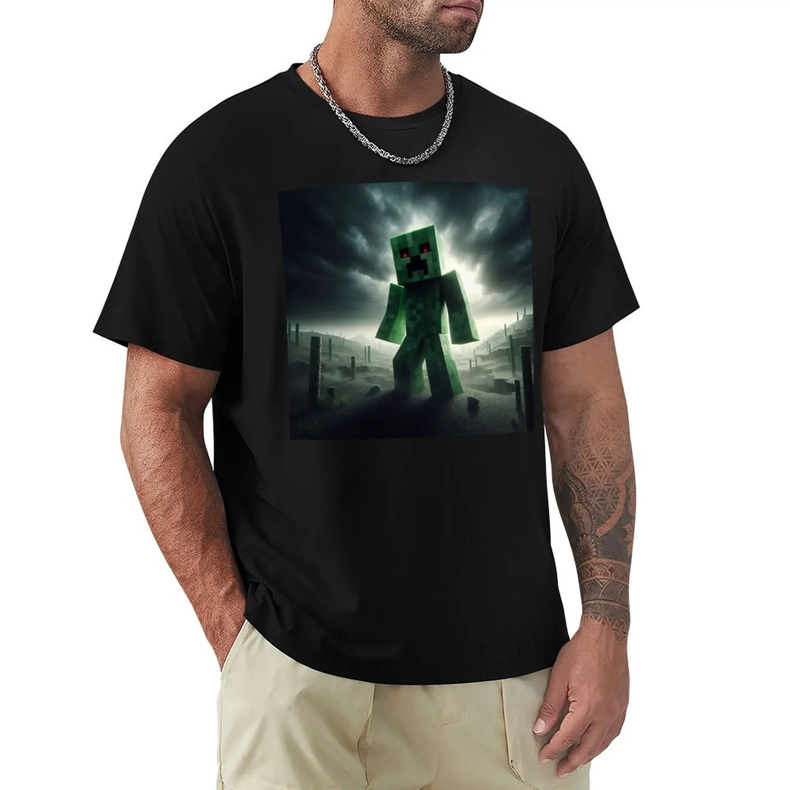 

Angry Creeper ! T-Shirt Louboutins vintage anime shirt basketball graphic tees summer tops men clothings