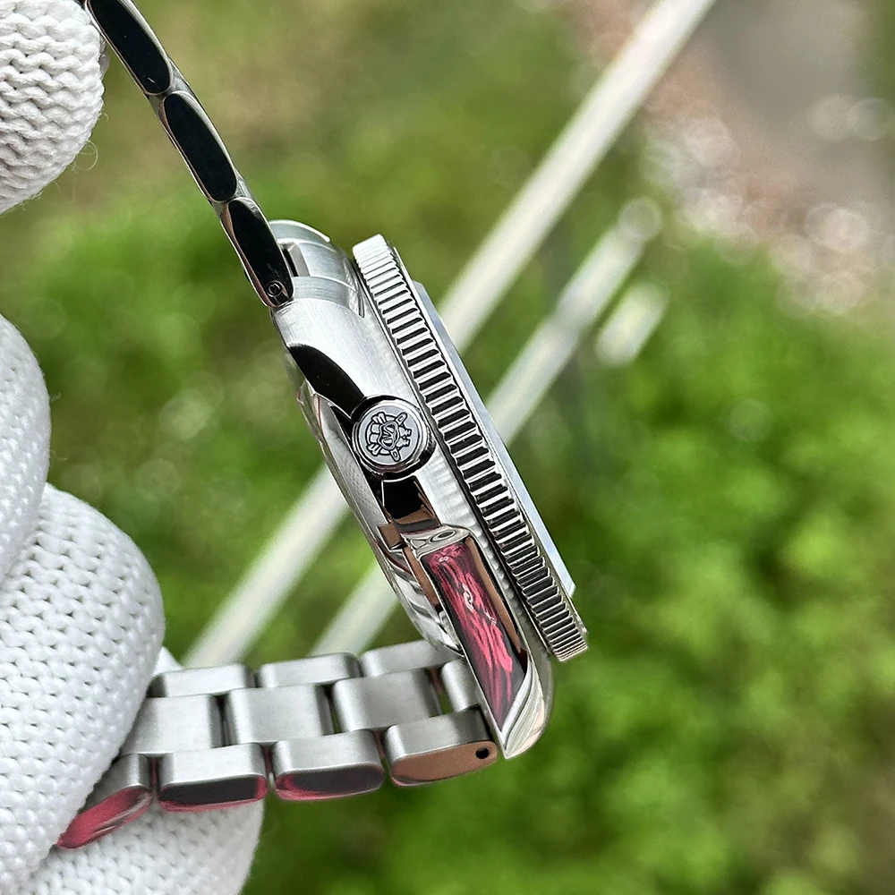 STEELDIVE Official SD1974 White Bezel Insert 40.5mm Stainless