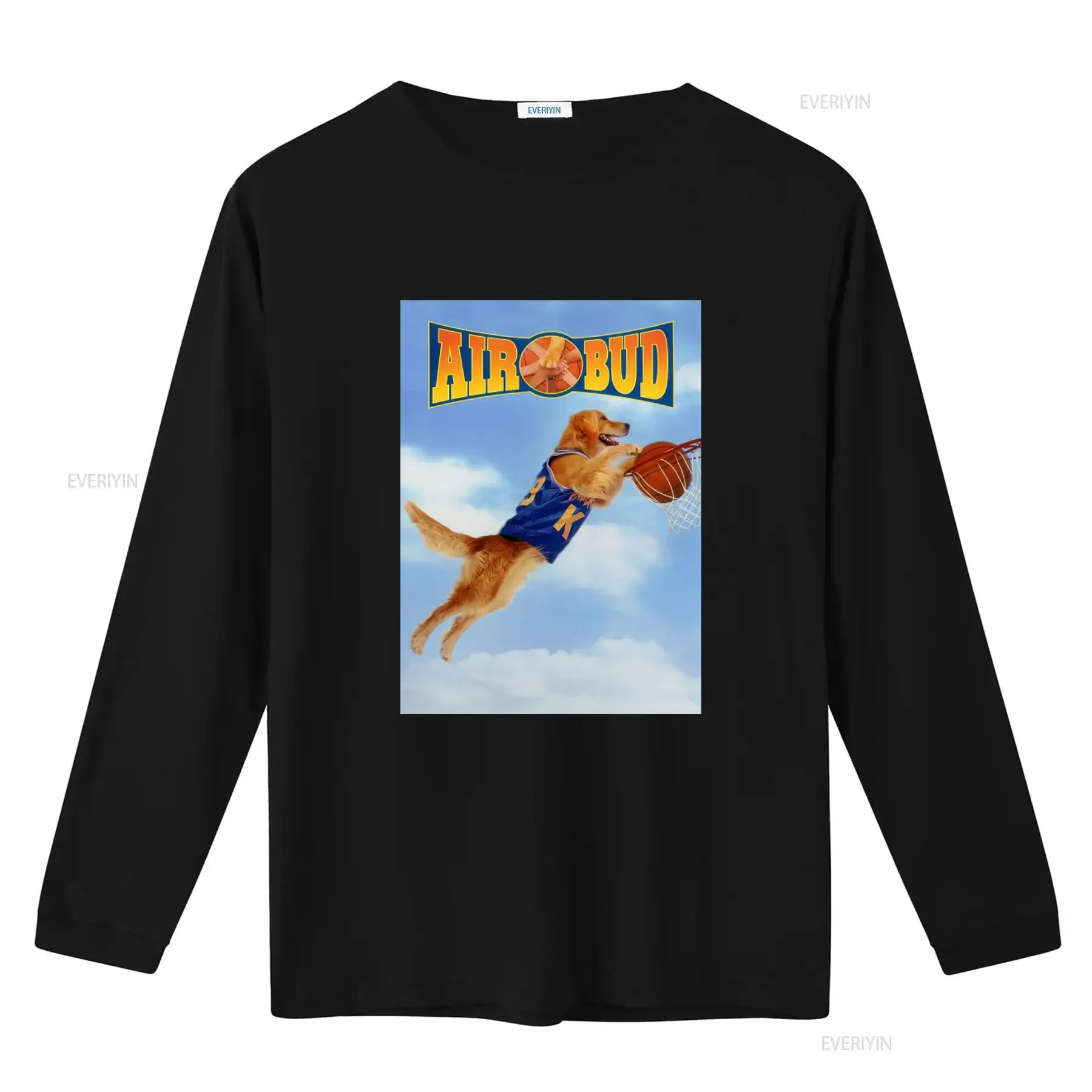 Air Bud Movie T Shirt Family Basketball Dog Dunking Design vintage Washed streetwear Stylish Top For Everyday Wear Versatile