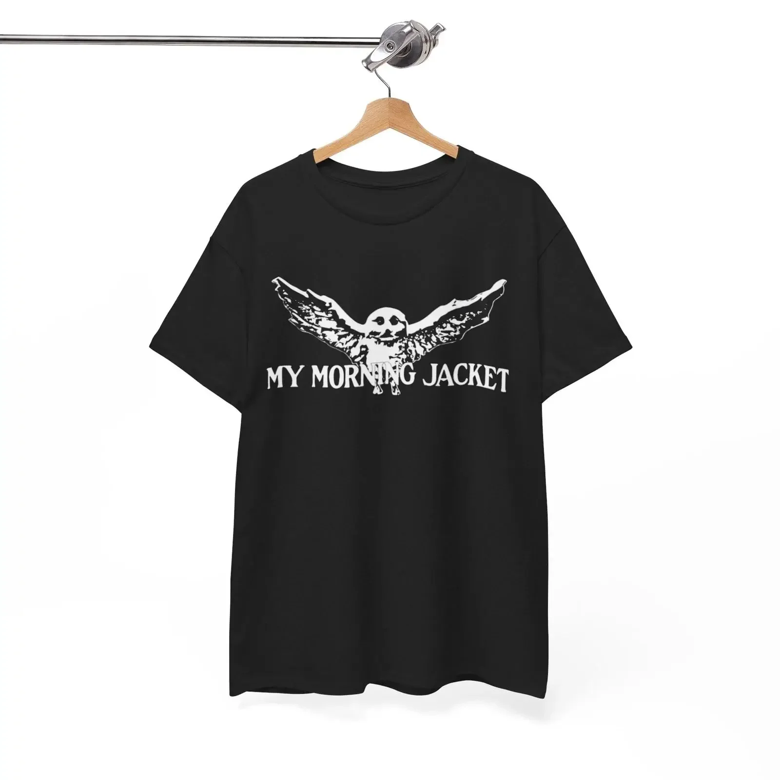My Morning Jacket T shirt Flying Owl Rock band Heavy Cotton vintage Washed Soft designer clothes homme fashion Comfortable
