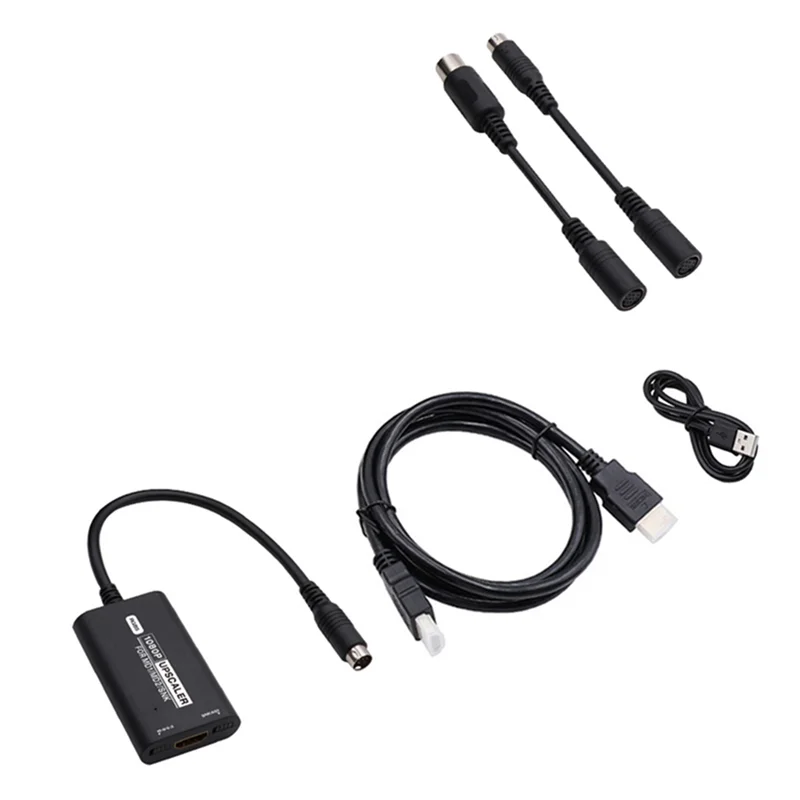 Y45A--محول متوافق مع محول الفيديو RGBS HD 16/9 4/3 ملحقات ألعاب وحدة التحكم