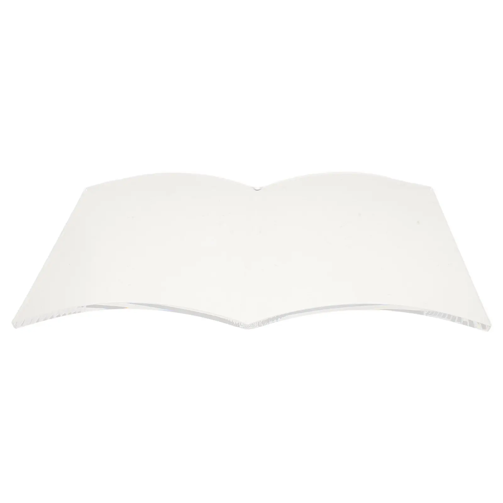 Acrylic Book Weight Clear Fan Shaped Page Holder Hands Free Reading Aid for Cookbooks Textbooks Sheet Music
