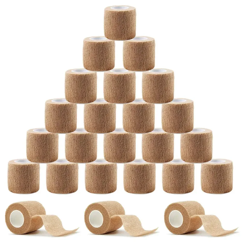 

3/6/12/24/48 PCS Tattoo Grip Cover Wrap Disposable Skin Bandage For Tattoo Grip Bandage Machine Tape Tube Accessories