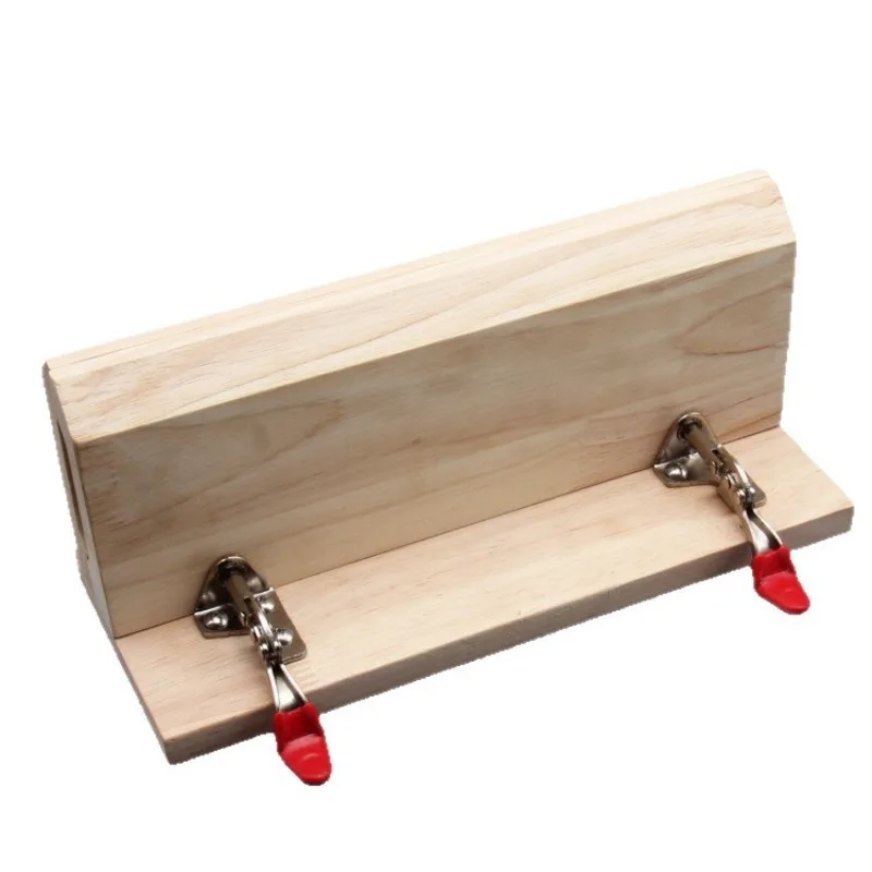 For Leather Tools Hand Horizontal Wooden Frame Belt Wooden Clip