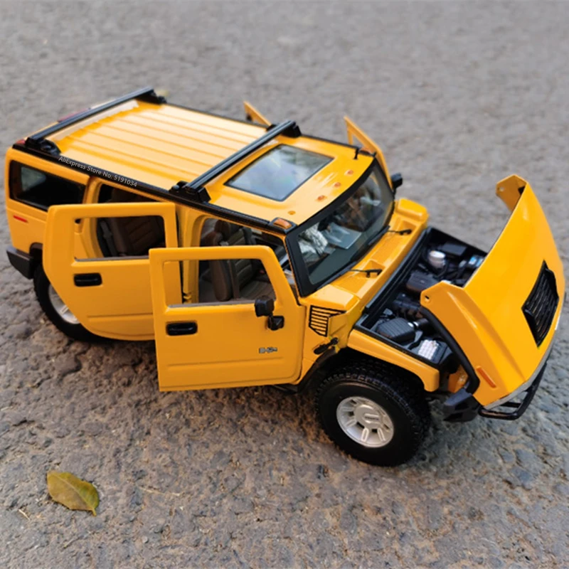 Maisto 1:18 New Hummer H2 H1 Jeep alloy car model simulation car decoration collection gift toy Die casting model boy toy