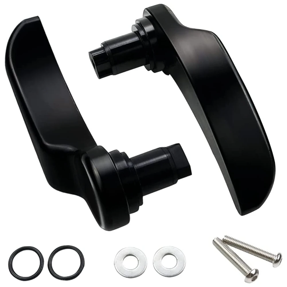 Saddlebag Latch Lever-Saddle Bag for 2014-2022 Street Glide Road King Special Road Glide Special Ultra Limited, Black