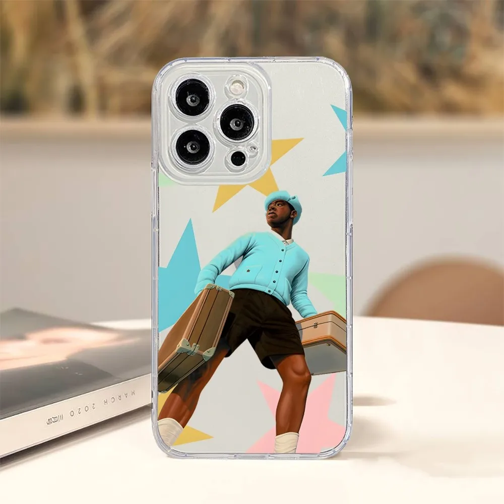 Tyler The Creator Phone Case For Iphone 16 15 11 13 14 Pro Max 7 8 Plus X Xr Xs Max 12mini Transparent Cover