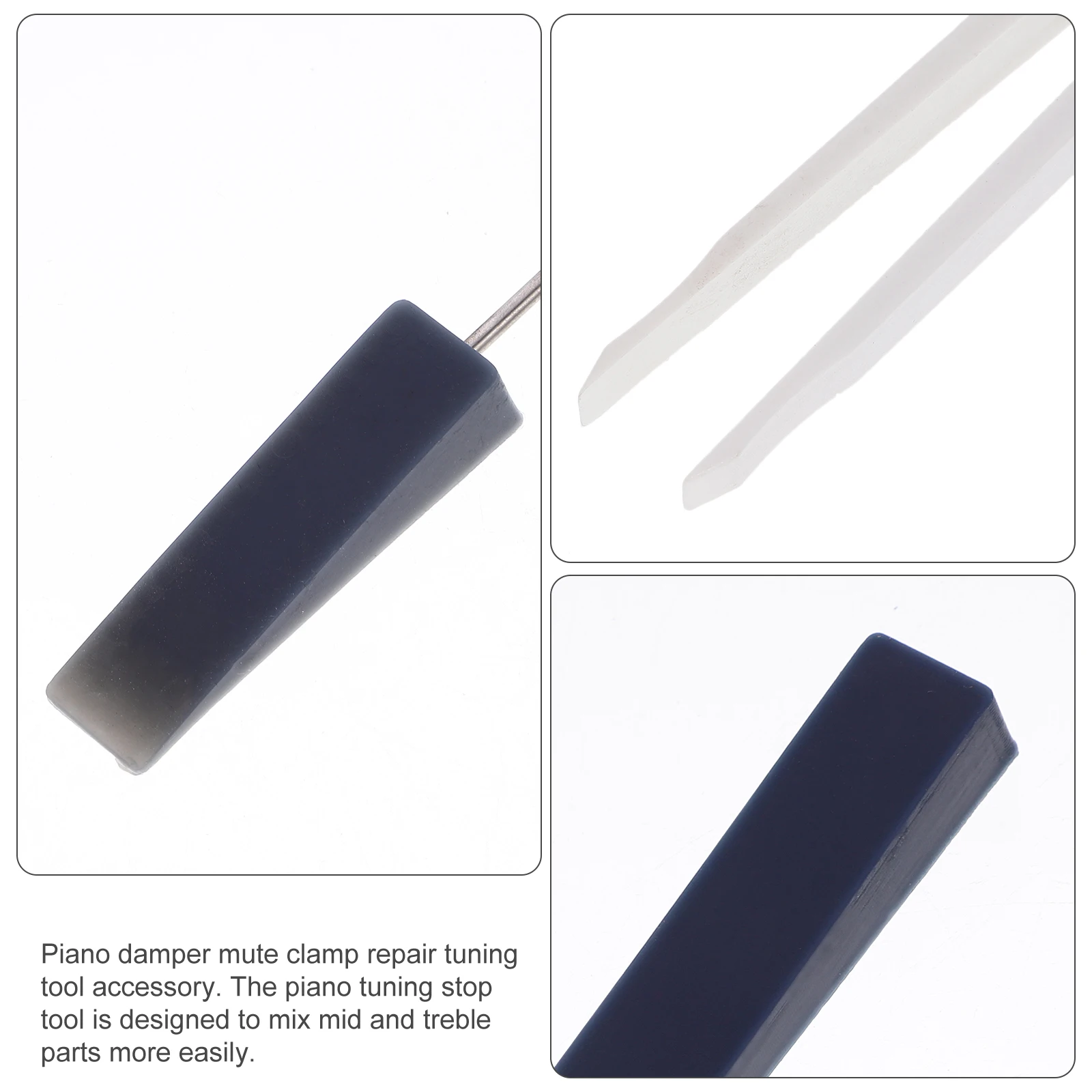 

Piano Sound Stop Tool Repair Accessories Mute Clamp for Practice and Maintenance Material