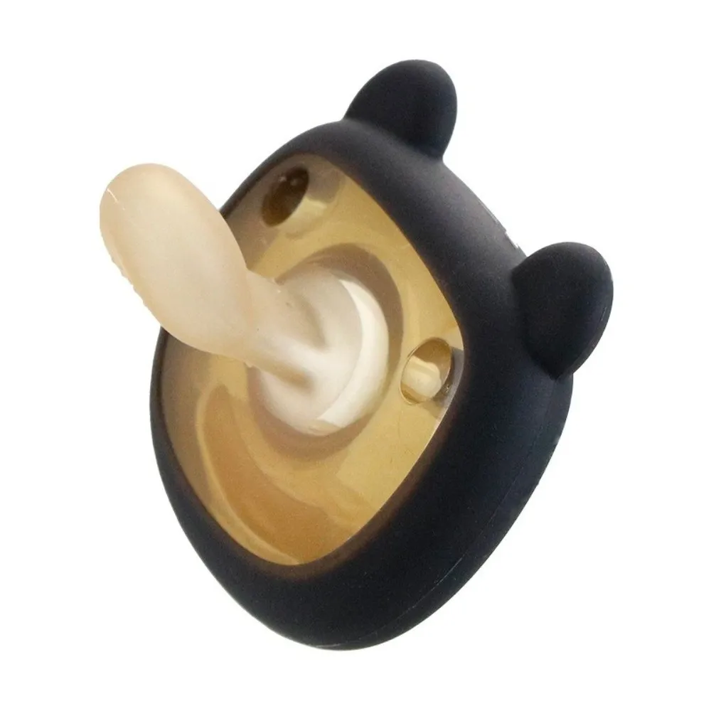 2pcs Soft Touch Newborn Silicone Pacifier Anti Eating Hand Breathable Baby Soother Cute Little Bear BPA Free Baby Nipple