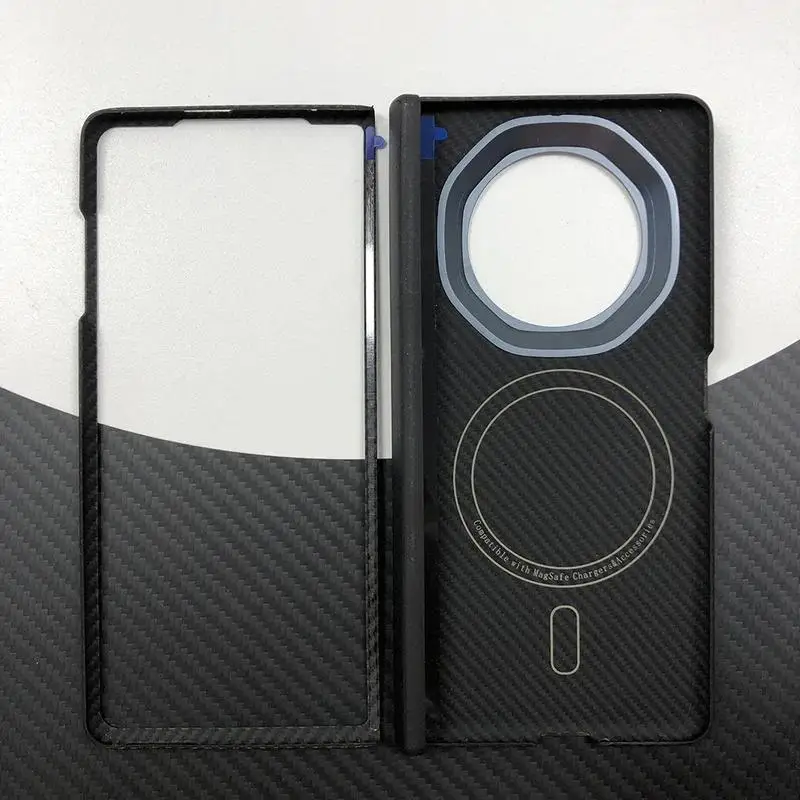 

Black Honor Magic V3, Carbon Fiber Aramid Wireless charging lightweight Non-Slip Anti-Scratch Magnetic Mv3