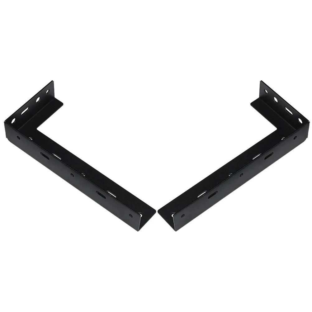 2Pcs Heavy Duty Hanging Bracket Cold Rolled Steel Wall Mount Cabinet Bracket Space Saving Storage Hardware for Office Workshop