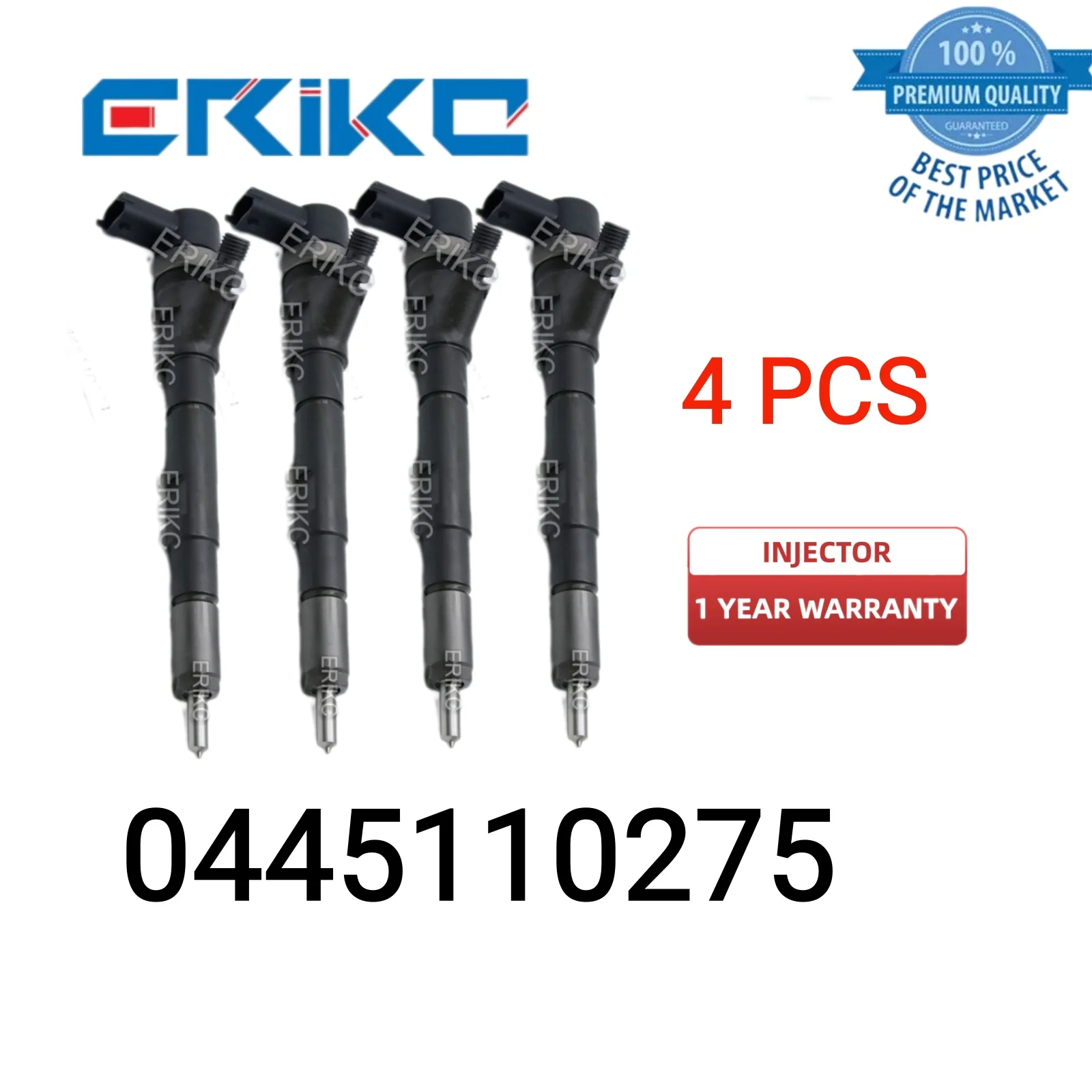 

4 PCS 0445110275 Auto Spare Part Injector 0 445 110 275 Engine Fuel Injector 0445 110 275 injection 0986435180 for HYUNDAI&KIA