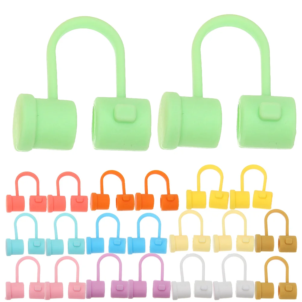 

30 Pcs Straw Stopper Reusable Tips Covers Tumbler Silicone Protector Straws Plug Lids