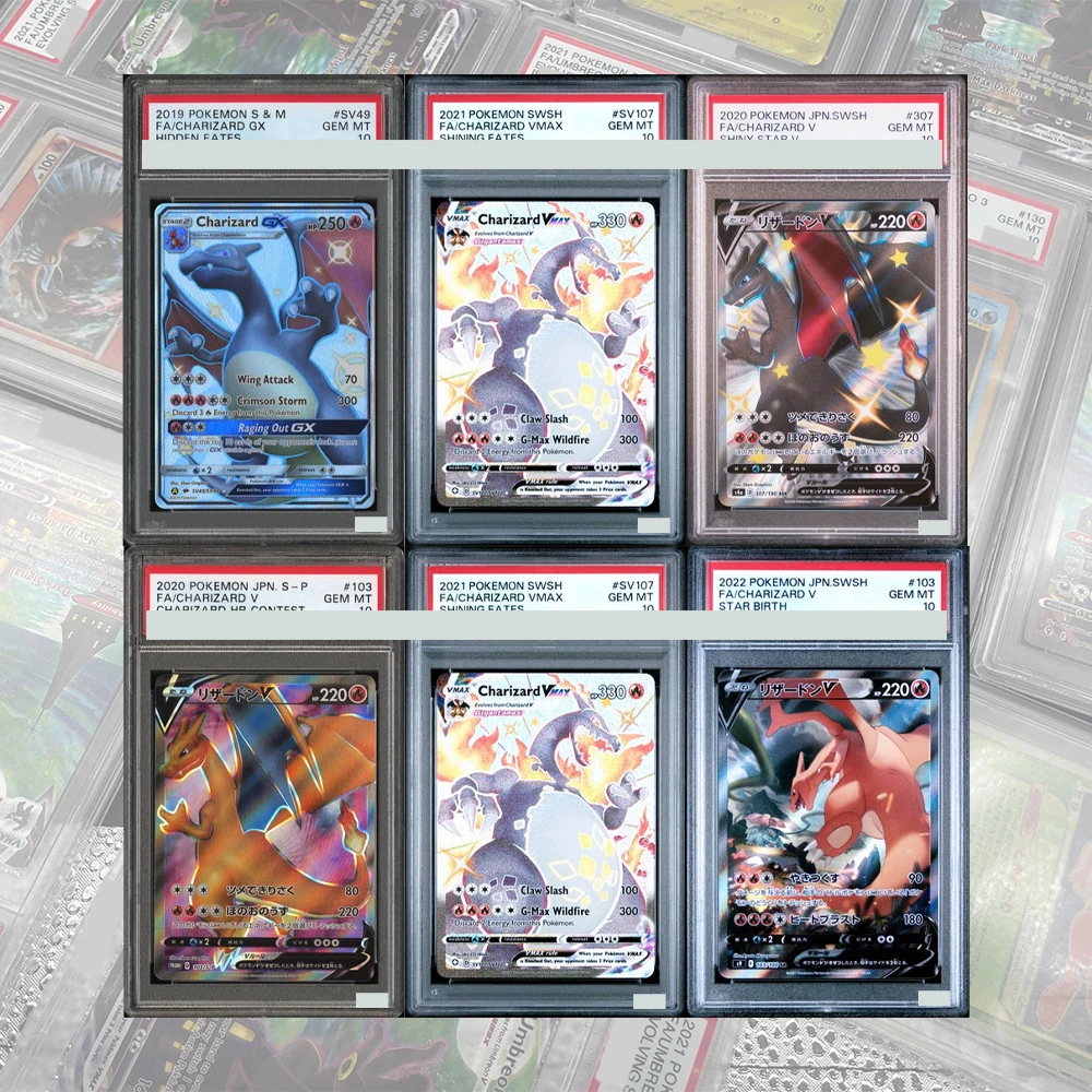 

2019 SUN&MOON HIDDEN FATES DIY PROXY PTCG GRADED COLLECTION CARD #SV49 FA/CHARIZARD GX GEM MT10 CARDS HOLOGRAPHIC LABEL GIFTS