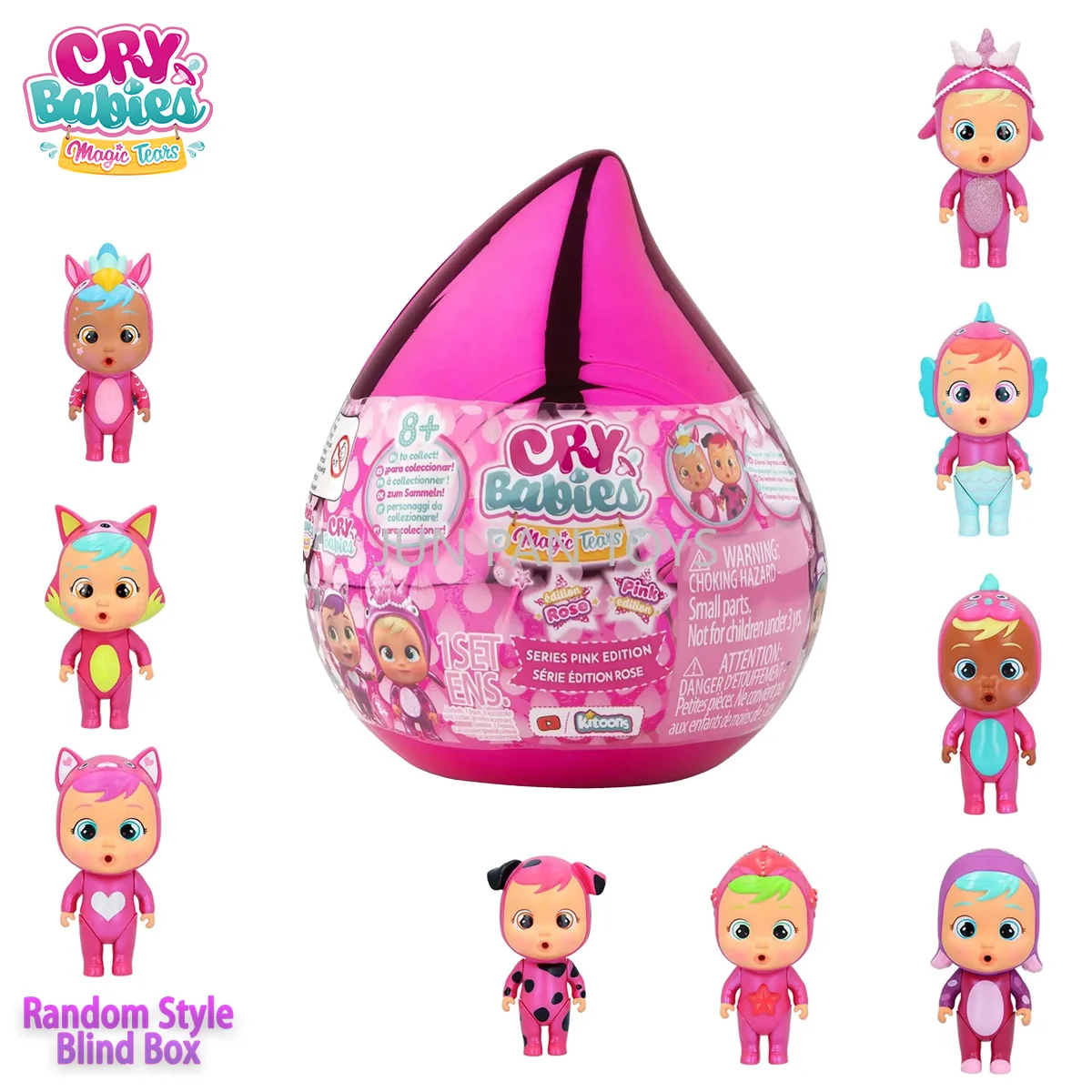 Cry Babies Magic Tears Pink Edition - серия Special Edition, коллекция сюрпризов, подарок, которые собирать игрушки для девочек, милые игрушки Cry Babies Magic Tears Pink Edition - серия Special Edition, коллекция сюрпризов, подарок, которые собирать игрушки для девочек, милые игрушки