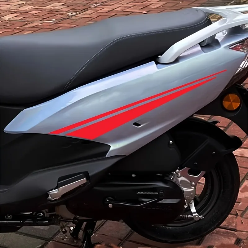 

Геометрические полосы, ремонт мотоциклетных наклеек, водостойкий солнцезащитный крем, сделай сам, кузов мотоцикла, крутое украшение для скутера для Suzuki UY125