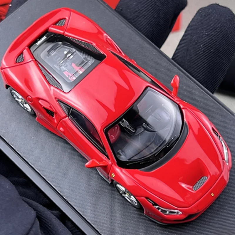 Modelo XF 1/64 Ferrari F8 Tributo, vehículo de juguete de aleación, modelo de Metal fundido a presión, regalos