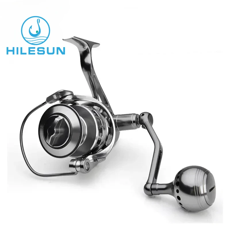 HILESUN Fishing Reel 10BB+1RB All Metal Stainless Steel Spinning Wheel Max Drag 30kg Carbon Brake Stainless Steel Tooth Disc