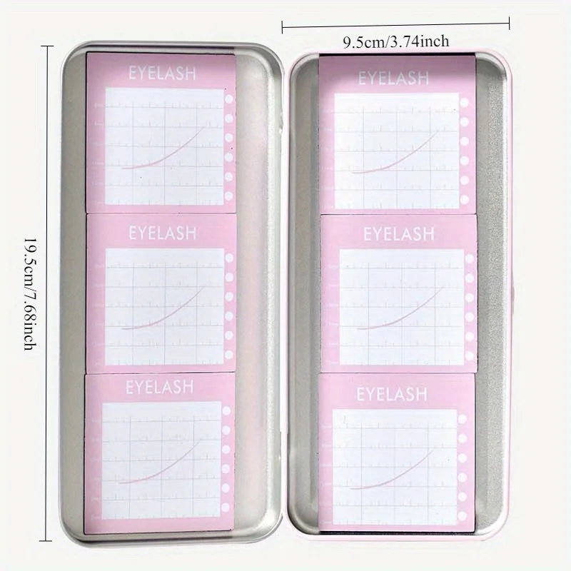 7Pack Magnetic Eyelash Extension Storage Box Dust-proof Lash Case Organizer Professional Makeup False Eyelashes Guard Holder