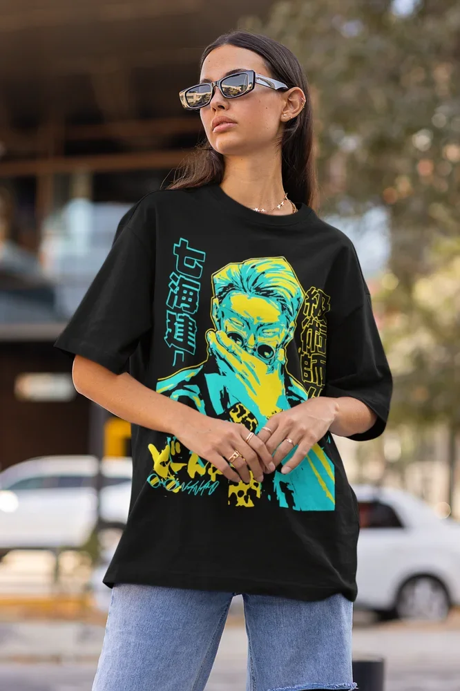 Nanami Kento Shirt Jujutsu Kaisen Anime Gojo Manga JJK Shirt Soft Tee All Sizes
