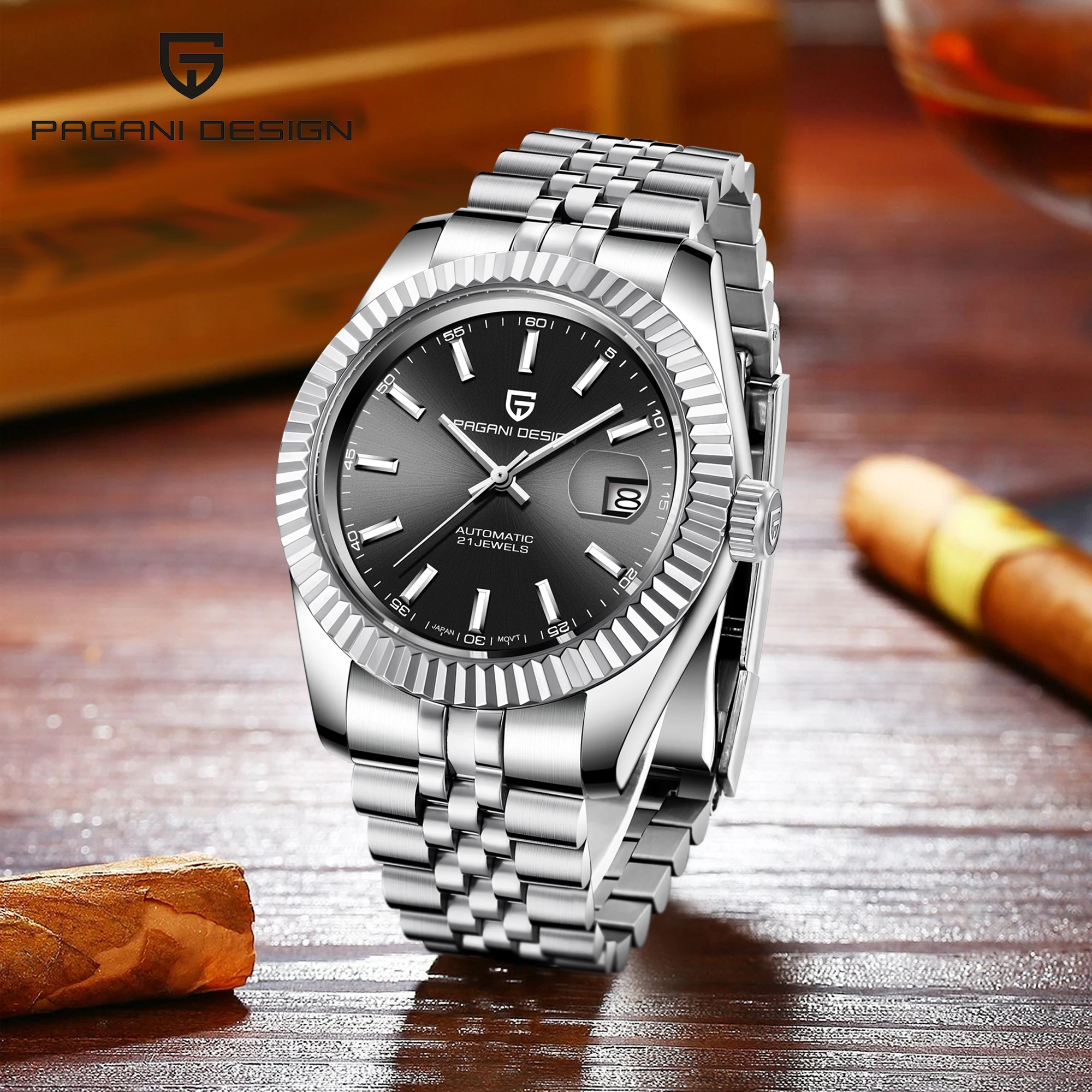 

2025 New PAGANI DESIGN Men's Watches Luxury Mechanical Wristwatches Automatic Watch For Men AR Sapphire Mirror Waterproof Clocks