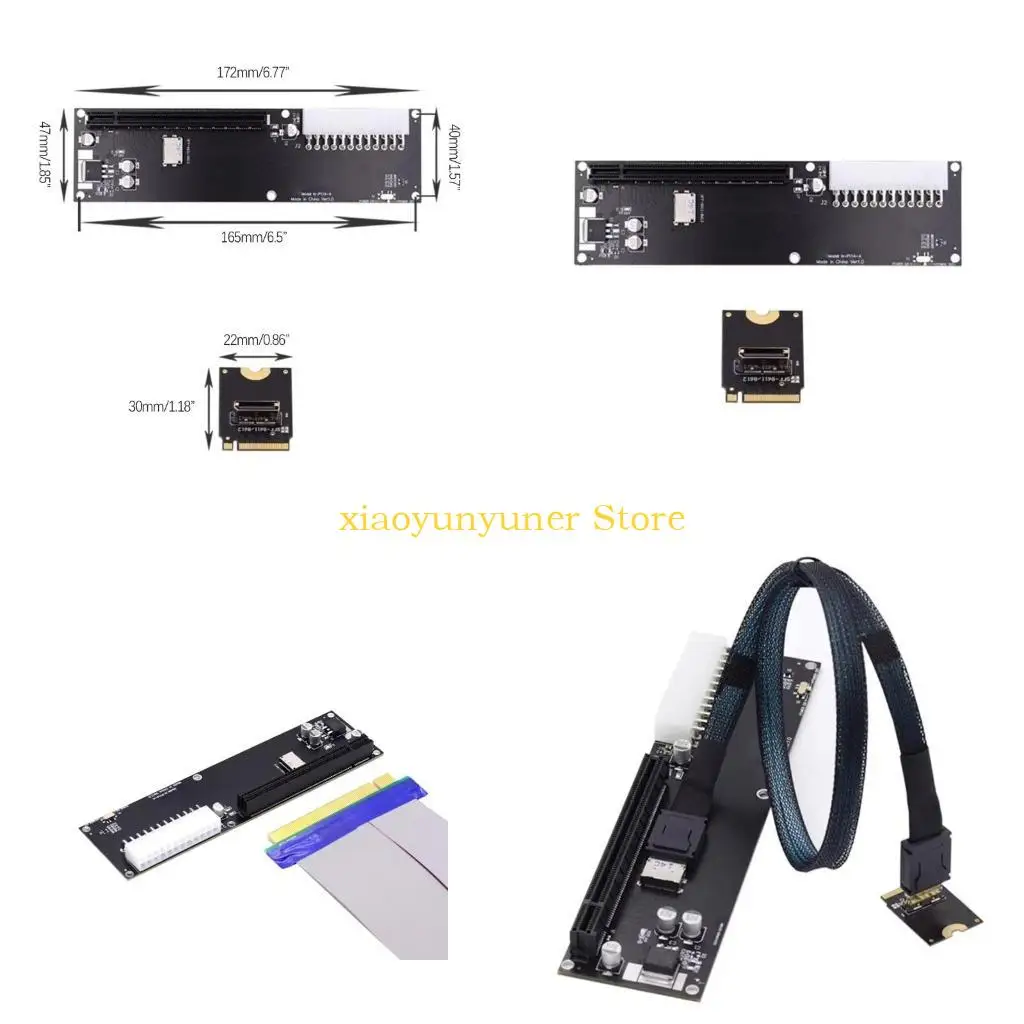 

P9JB Быстрая и легкая установка PCIE3.0 Mkey M.2 в Oculink SFF8612 Адаптеры