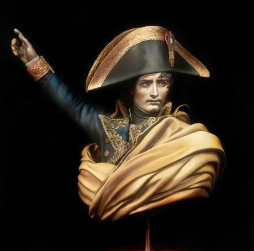 1/10 Die Cast Resin Figure Model Assembly Kit Resin Bust Napoleon Bust Unpainted Free Shipping