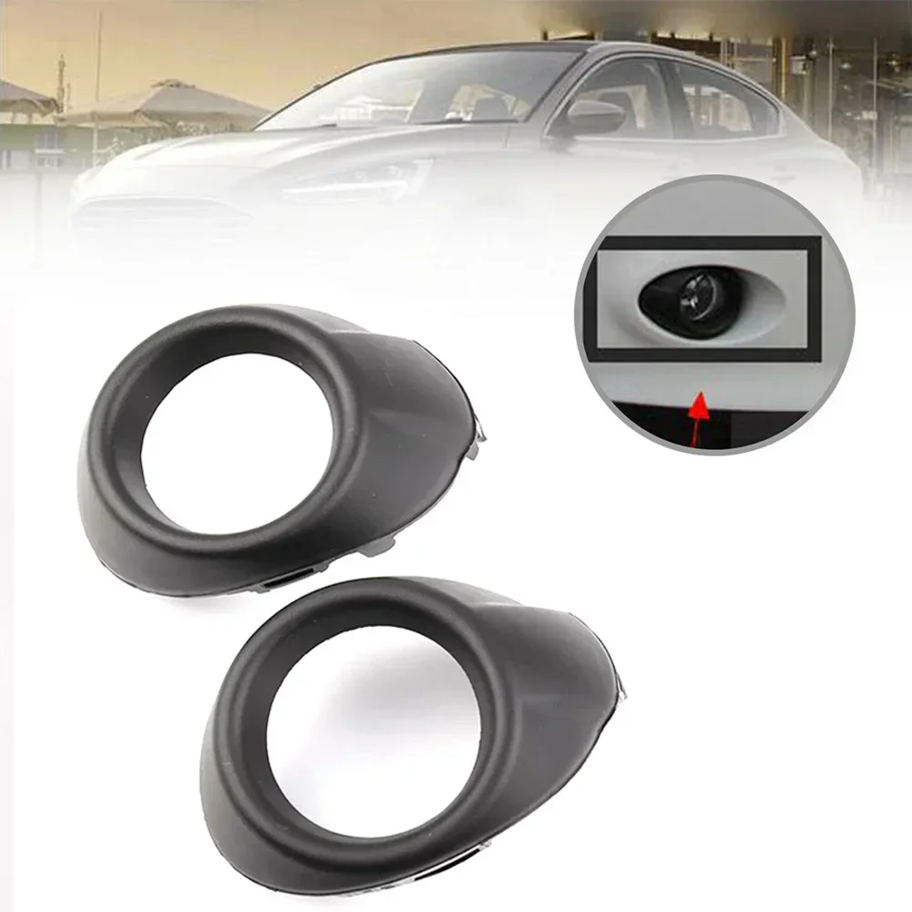 Add Style and Protection to Your Fog Lamps with Pair of Black Fog Light Lamp Cover Surround for Ford Focus MK3 2012 2014