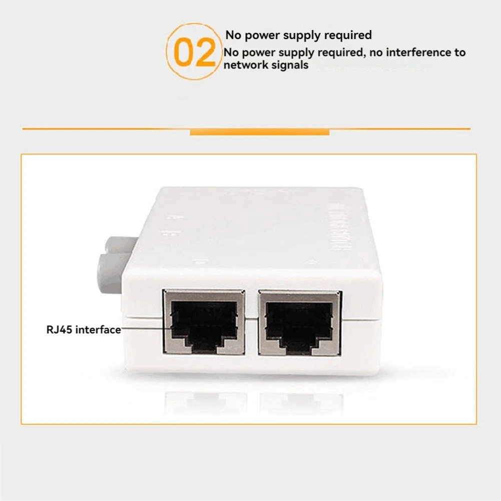 

Сетевой коммутатор-сплиттер RJ45, 2-портовый сетевой коммутатор, свободно между сетью Intranet и Extranet