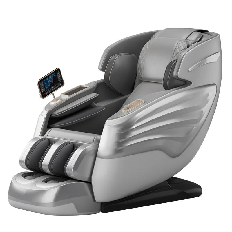 2024 China Best Luxury Multi Function 4d New Sl Track Office Recliner Foot Body Facial Car Massage Chair Full Body Zero Gravity