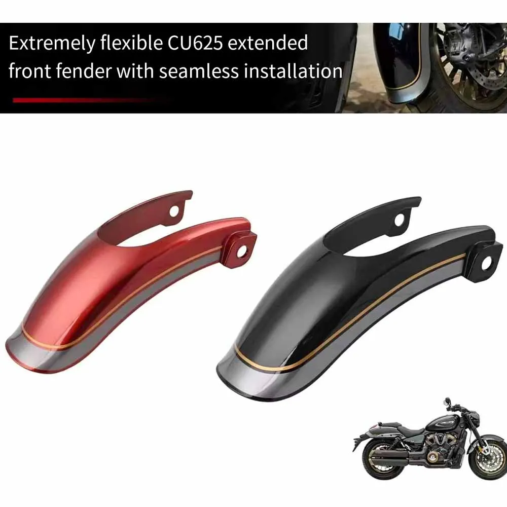 For VOGE CU625 CU 625 Front fender, modified extended fender, waterproof widened mud tile accessories