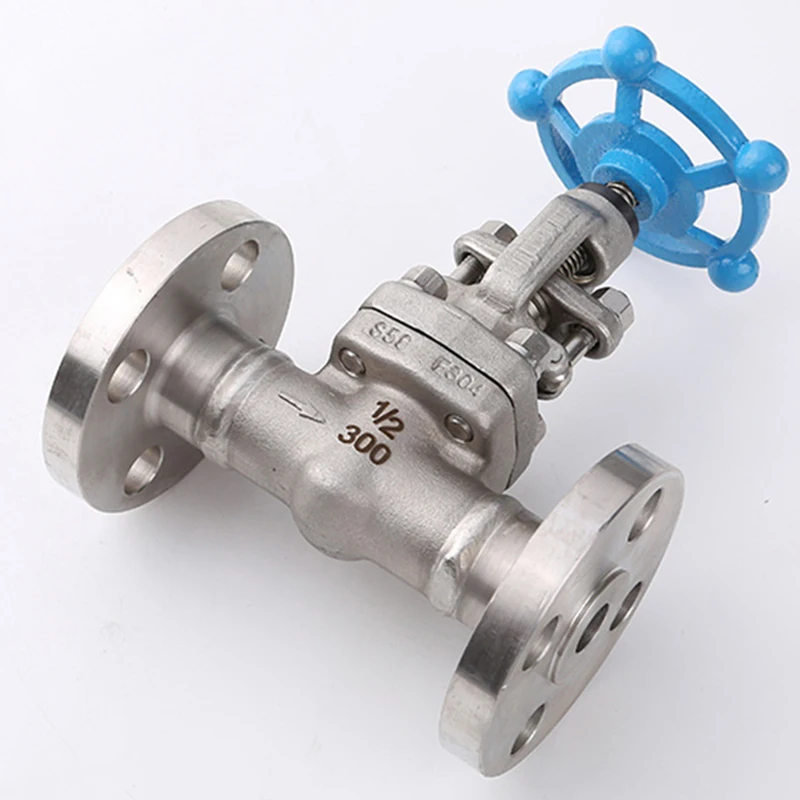 Valvola a globo con flangia manuale per olio a vapore d'acqua con volantino in acciaio forgiato PTFE A105 PN25 da 150 libbre