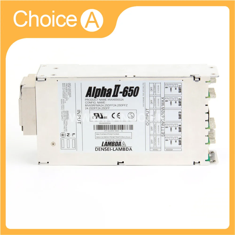 

Alpha II 650 PS2 Power supply 125C1059624 125C1059624B 125C1059624C MV6500098B for Fuji Frontier 550/570/590 minilab 90% New