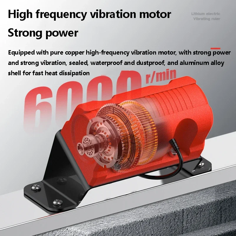Electric Scraper Widening and Thickening Manual Ground Leveler 48V Electric Concrete Polisher level Floor Vibration Ruler
