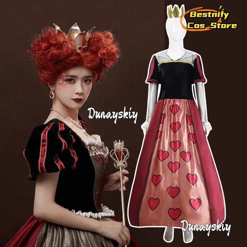 

Косплей Модели Королева Косплей Костюм Винтаж Стиль Линия Расклешенное Платье Хэллоуин День Рождения Маскировка для Женщин Девочек cos