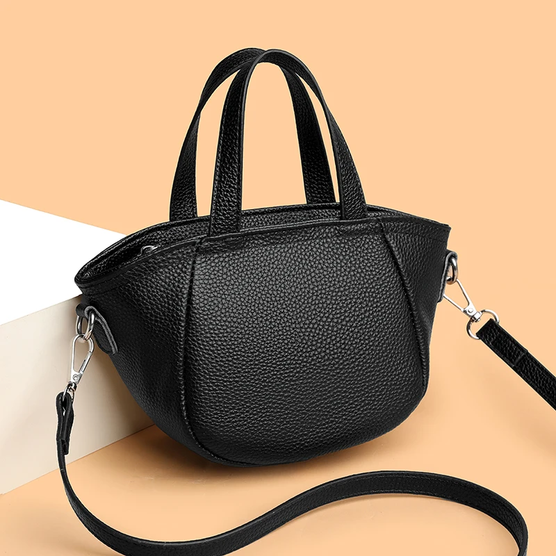 

Elegant Women's Leather Classic Fashion Urban Stylish Shoulder Tote Bag Luxury Designer Crossbody Handbag For Everyday Dressing