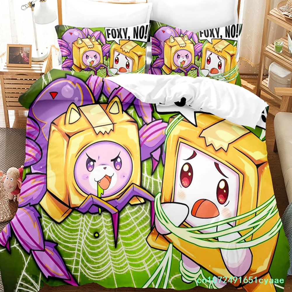 ชุดเครื่องนอนลายการ์ตูน 3D Lan - Linen Duvet Cover บทวิจารณ์และราคา