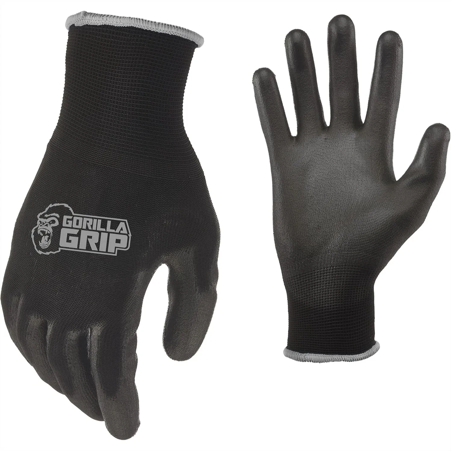 

Work Gloves for Men, Gorilla Grip Technology for Maximum Grip in Wet, Dry, Oily Conditions, Polymer Palm Coating, Extra Large