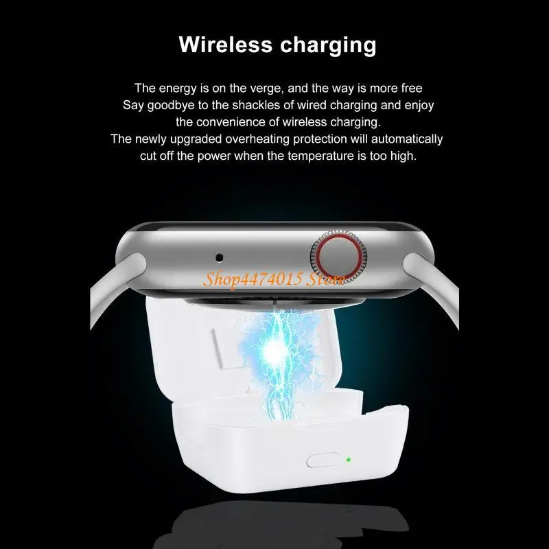 K1AA зарядка коробка беспроводного зарядного устройства Док -адаптер мобильный питание для SmartWatch