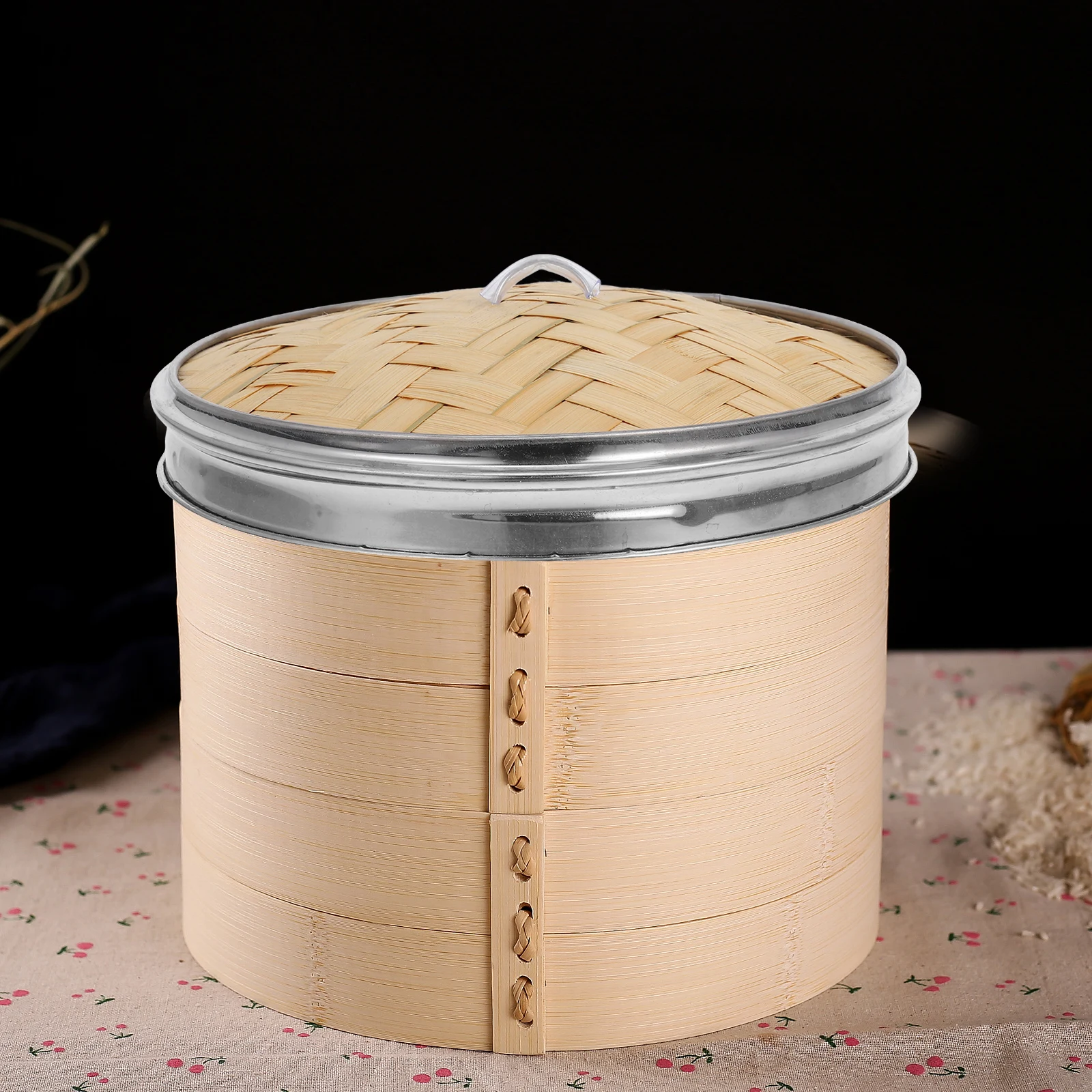 

Premium Bamboo Steamer Replacement For Food Steaming Basket Lid Kitchen Cooking Tool Dishwasher Safe Practical Chinese