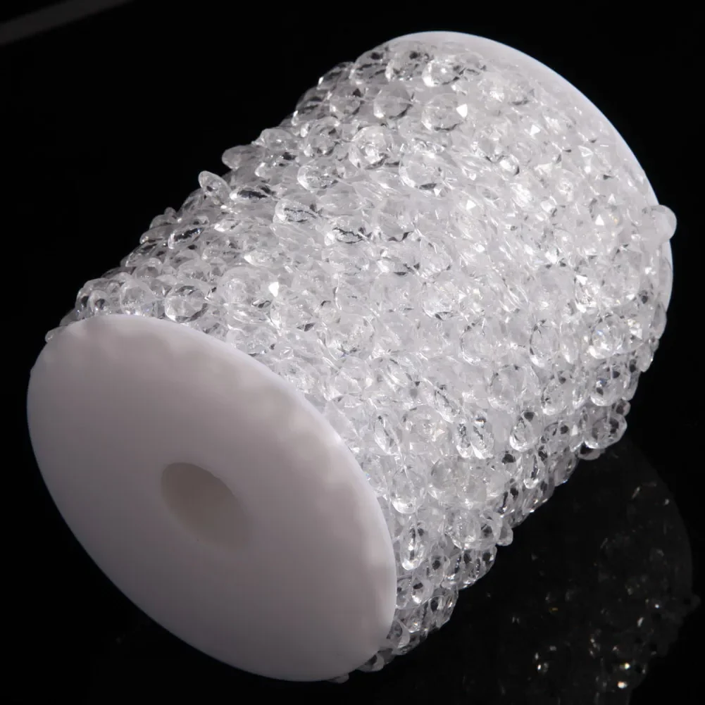 Tassel Curtain Beads String Portable Diamonds Chains Bead Curtain Creative Exquisite Fashion Transparent for Bedroom Window Door