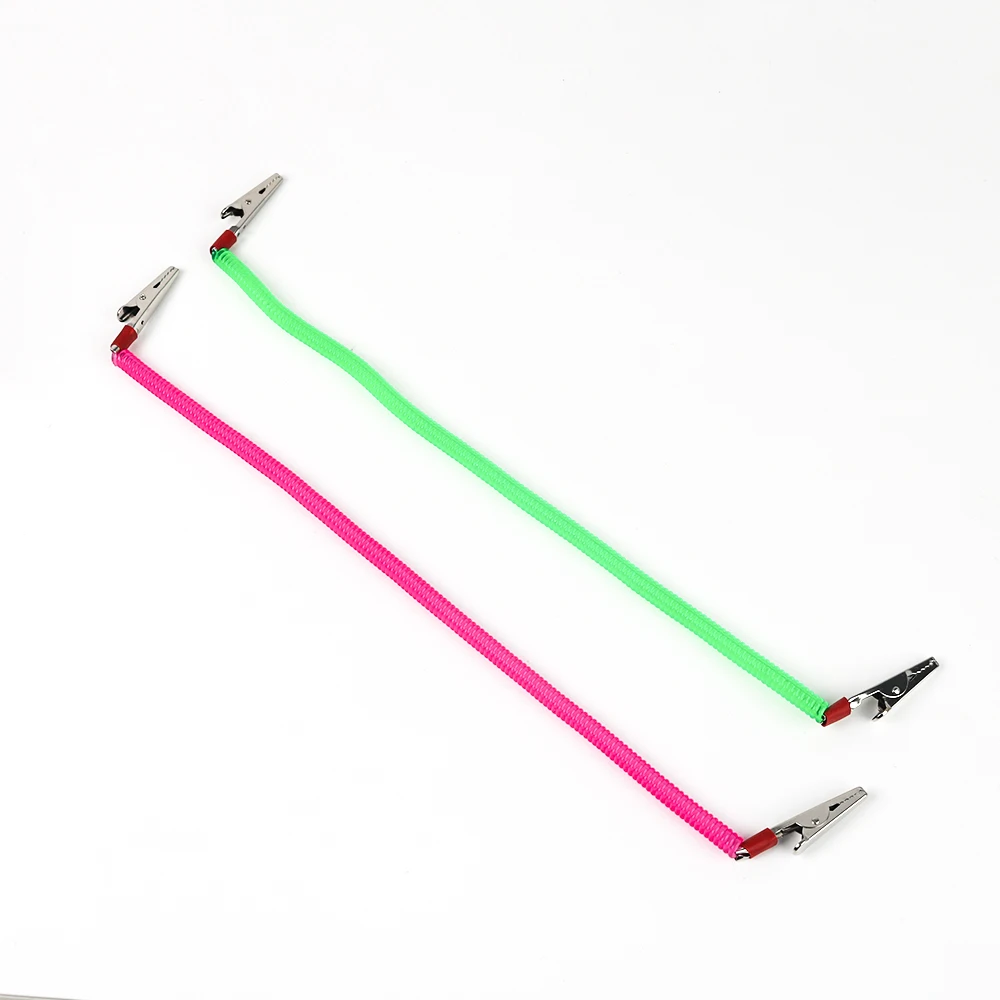 50pcs Colourful Dental Bib Scarf Plastic Spring Clips Napkin Chain Face Covering Strap Holder Lanyards