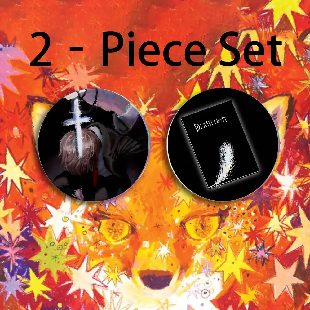 D-DEATH NOTE Badges 25 32 44 58 75 mm Round Customizable Wholesale Fan goods Self-made fan freebies