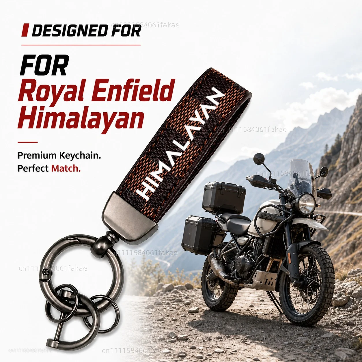 FOR Royal Enfield Himalayan 411 450 2016-2026 Motorcycle Keychain Custom Logo Gift for Rider Men Women
