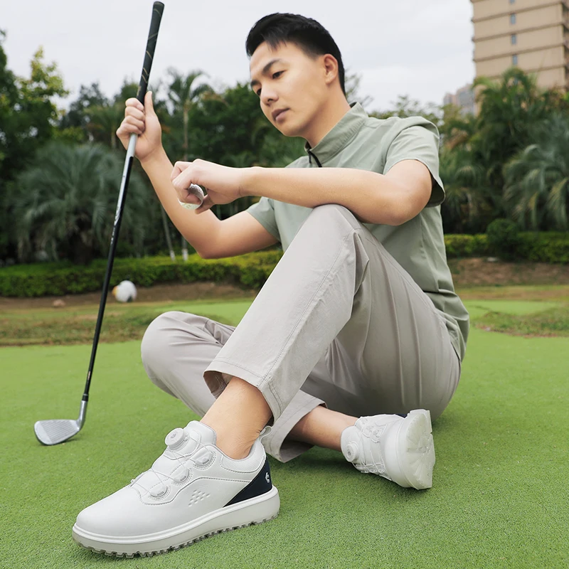 Zapatos De Golf Clásicos Para Hombre, Profesionales Para Caminar Y Entrenamiento Al Aire Libre._voghion.com