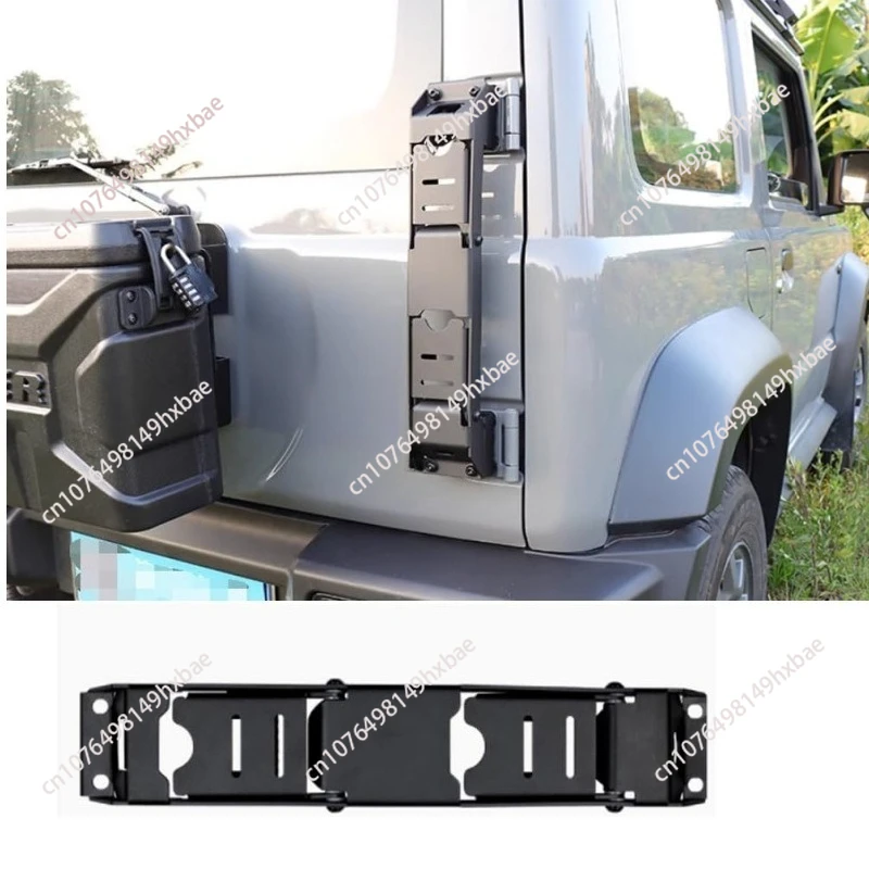 Tailgate Ladder Car Foldable Rear Ladder Tailgate Pedal Step For  2019 2020 2021 JB64 JB74W Exterior Accessories