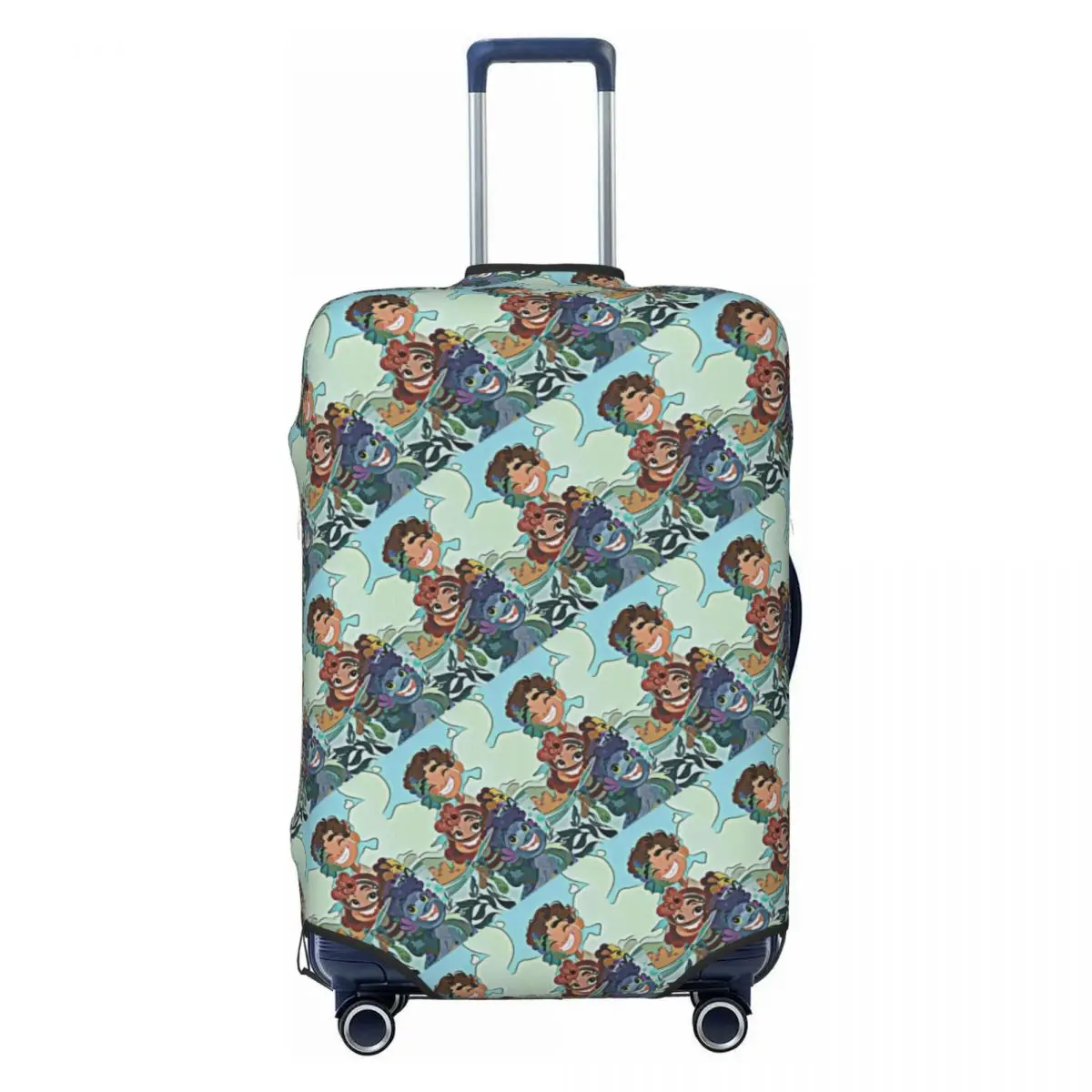 

Custom Funny Luca Cartoon Luggage Cover Protector Washable Travel Suitcase Covers