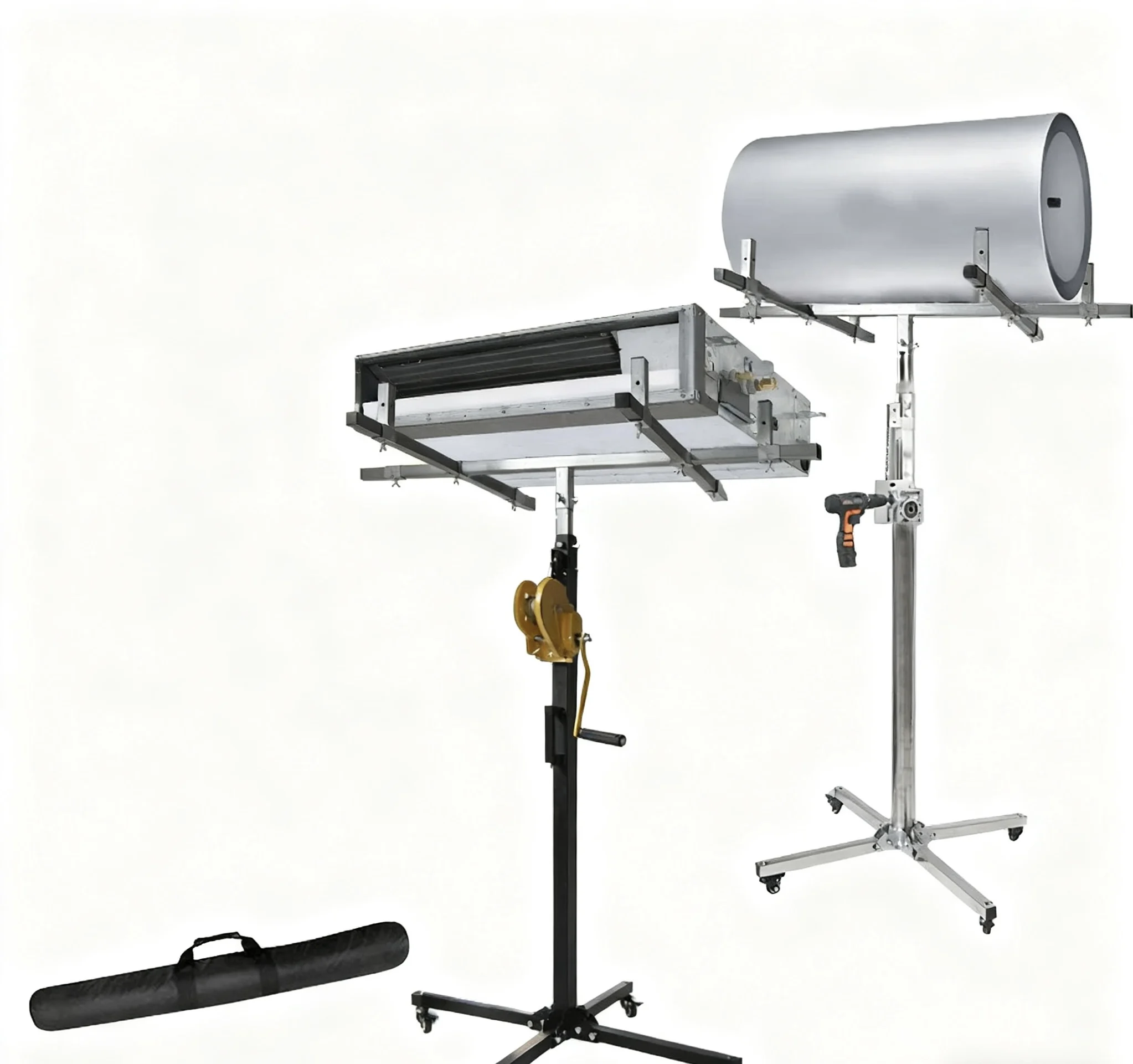 

Central Air Duct Installation Lift 4m Wall Cabinet Tool Bracket Wire Rope Sling New 100kg Load Capacity Electric Hoist